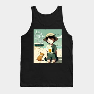 Just a boy who loves the beach Tank Top